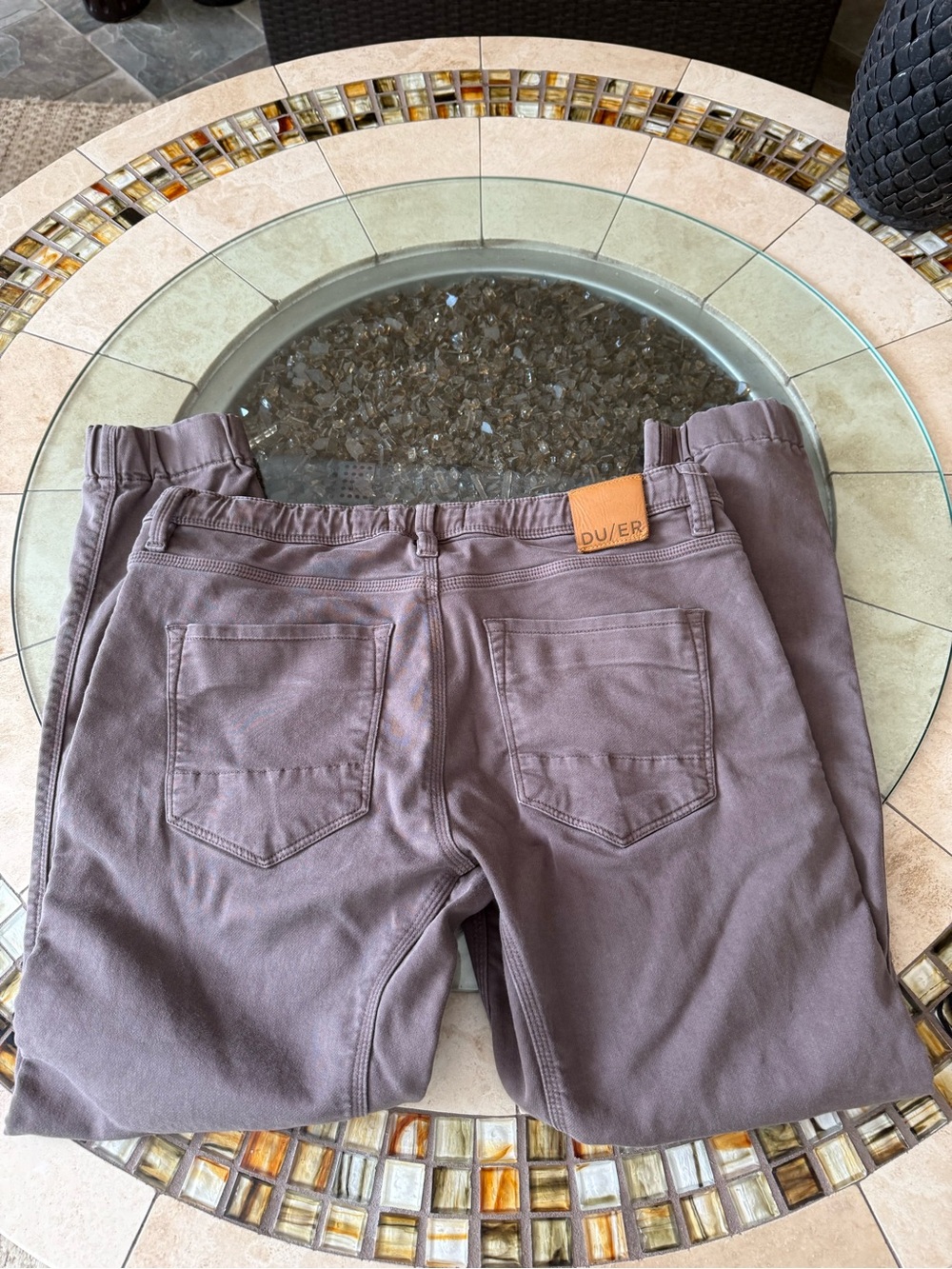 DU/ER Men's Stretch Chinos in Taupe Brown